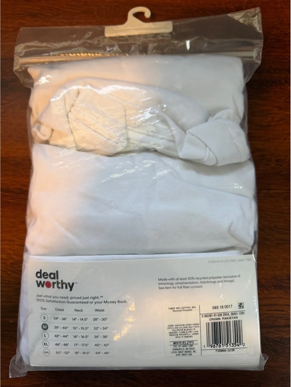 N/A pack white